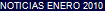 NOTICIAS ENERO 2010