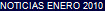 NOTICIAS ENERO 2010